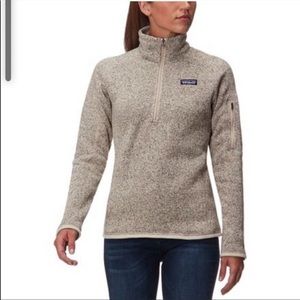 Patagonia 1/4 Zip Sweater in heather grey- EUC